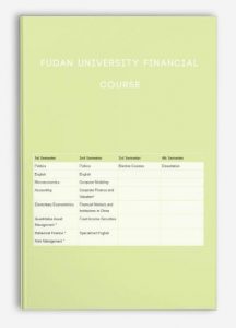 Fudan University Financial Course