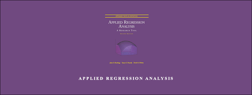 Applied Regression Analysis by John O.Rawlings