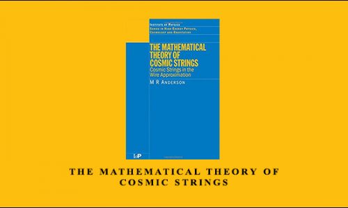 The Mathematical Theory of Cosmic Strings by M.R.Anderson