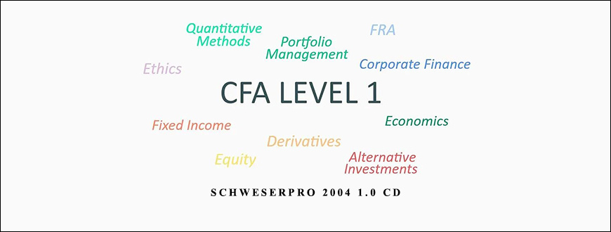 SchweserPro 2004 1.0 CD by CFA Level 1
