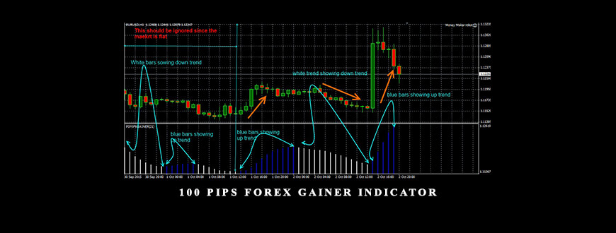 100 Pips Forex Gainer Indicator