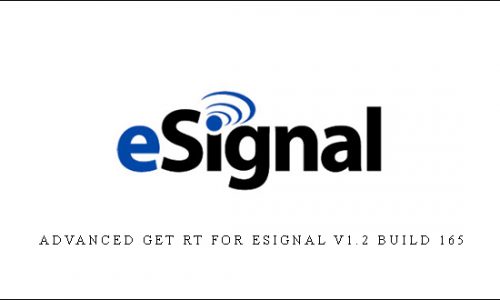 Advanced GET RT for eSignal v1.2 Build 165