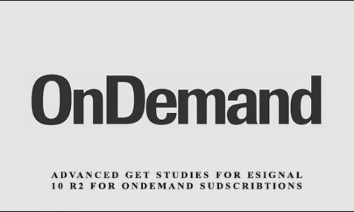 Advanced GET Studies for eSignal 10 R2 for OnDemand Sudscribtions