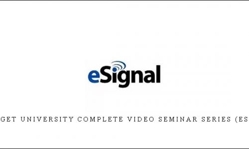 Advanced GET University Complete Video Seminar Series (eSignal.com)