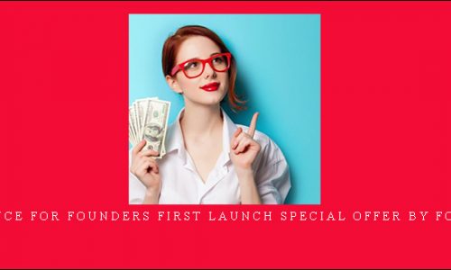 Finance for Founders First Launch Special Offer by Foundr