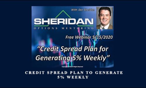 Sheridan Mentoring – Credit Spread Plan to Generate 5% Weekly