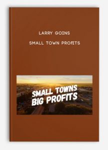 Small Town Profits by Larry Goins