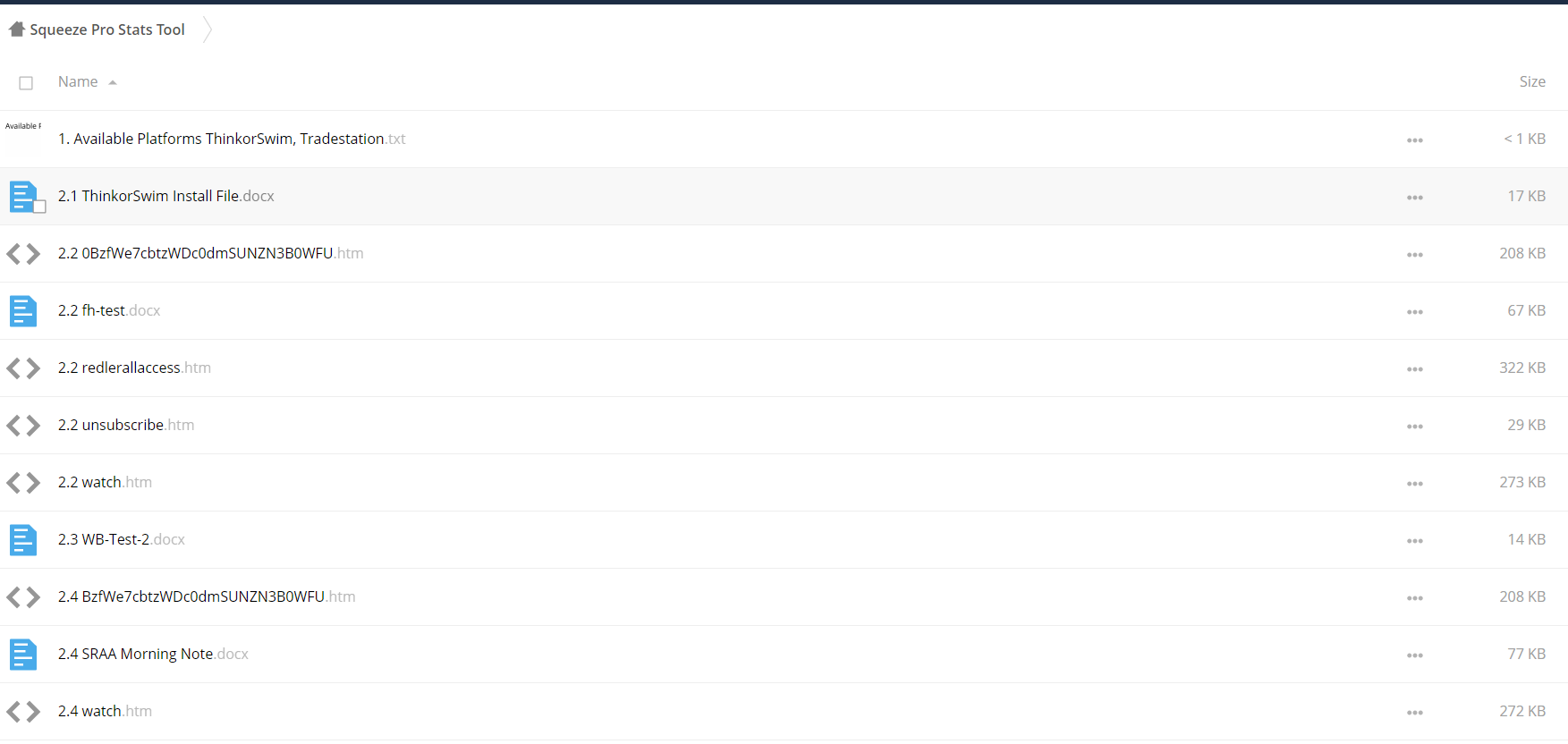 Squeeze Pro Stats Tool