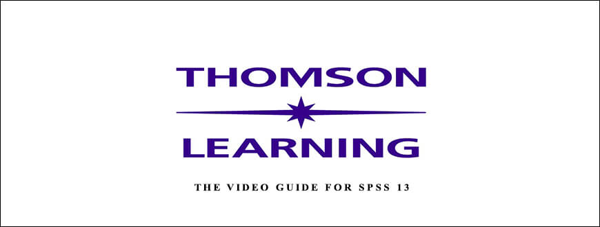 Thomson Learning The Video Guide For Spss 13