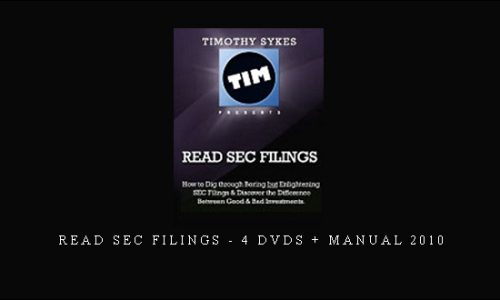 Read SEC Filings – 4 DVDs + Manual 2010