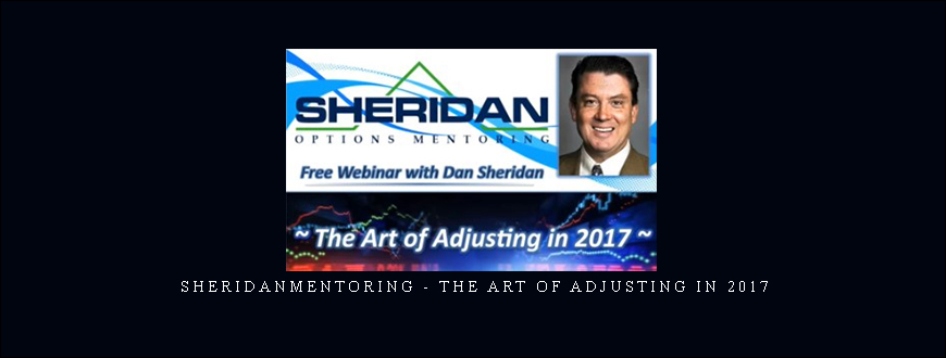SHERIDANMENTORING – THE ART OF ADJUSTING IN 2017