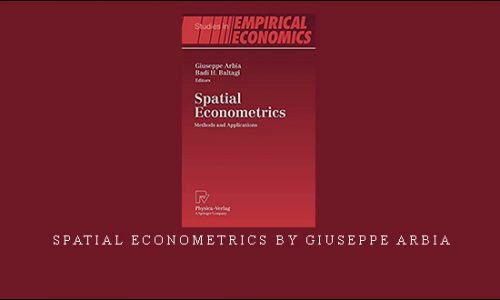 Spatial Econometrics BY Giuseppe Arbia