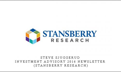 Steve Sjuggerud – Investment Advisory 2016 Newsletter (Stansberry Research)