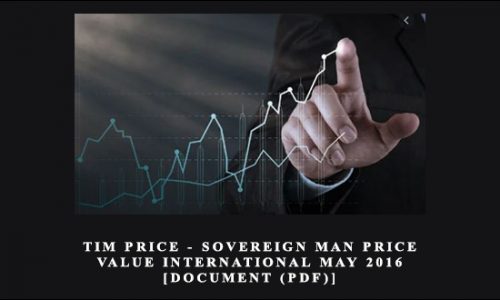 Tim Price – Sovereign Man Price Value International 2016