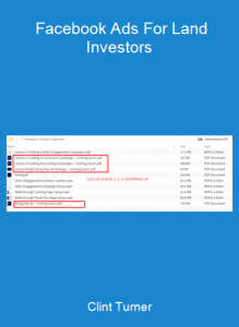 Clint Turner – Facebook Ads For Land Investors