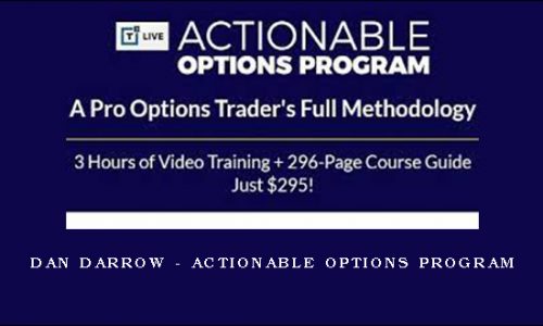 Dan Darrow – Actionable Options Program