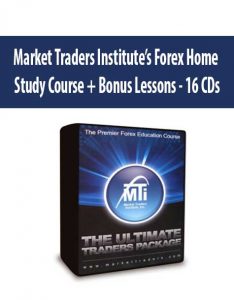 Market Traders Institute’s Forex Home Study Course + Bonus Lessons – 16 CDs