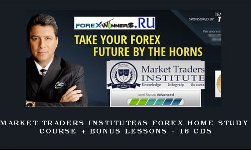 Market Traders Institute’s Forex Home Study Course + Bonus Lessons – 16 CDs