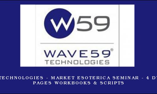 Wave59 Technologies – Market Esoterica Seminar – 4 DVD + 618 Pages Workbooks & Scripts
