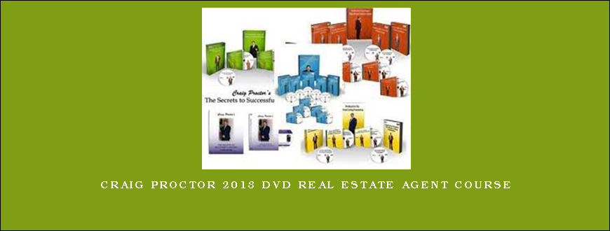 Craig Proctor 2013 DVD Real Estate Agent Course