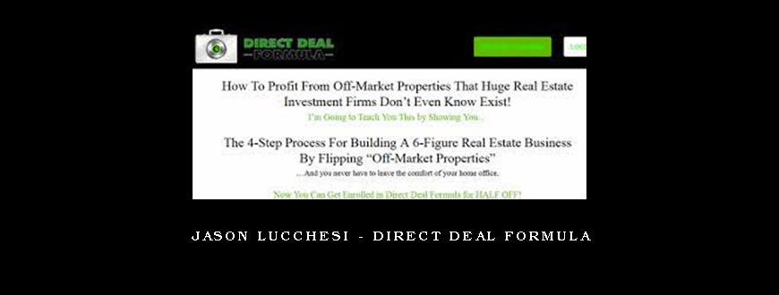 Jason Lucchesi – Direct Deal Formula