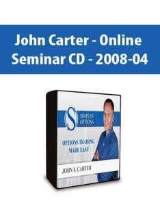 John Carter – Online Seminar CD – 2008-04