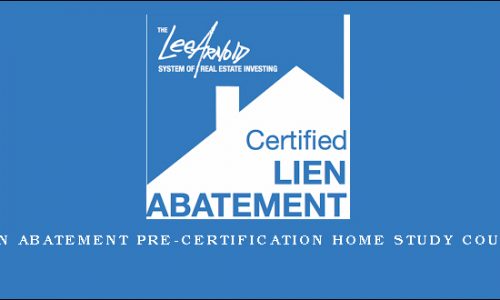 Lien Abatement Pre-Certification Home Study Course