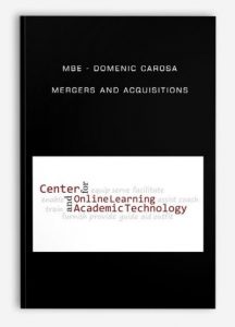 MBE - Domenic Carosa - Mergers and Acquisitions