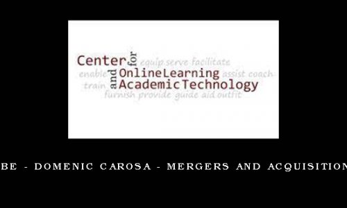 MBE – Domenic Carosa – Mergers and Acquisitions