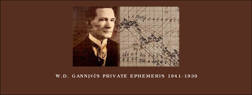 W.D. Gann’s Private Ephemeris 1941-1950