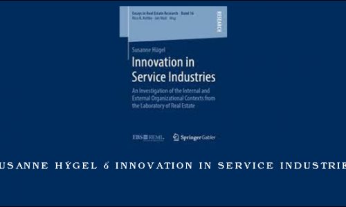 Susanne Hügel – Innovation In Service Industries