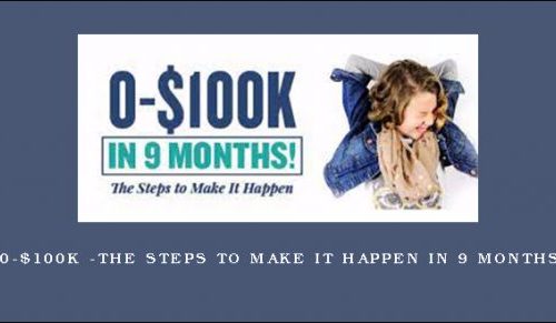 0-$100K -The Steps To Make It Happens In 9 Months |