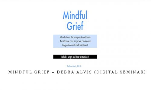 Mindful Grief – Debra Alvis (Digital Seminar) [in stock]