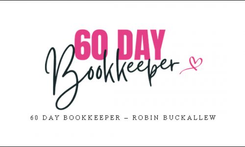 60 Day Bookkeeper – Robin Buckallew [in stock]
