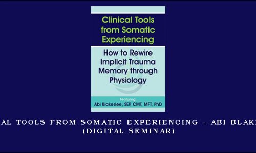 Clinical Tools from Somatic Experiencing – ABI BLAKESLEE (Digital Seminar) [in stock]