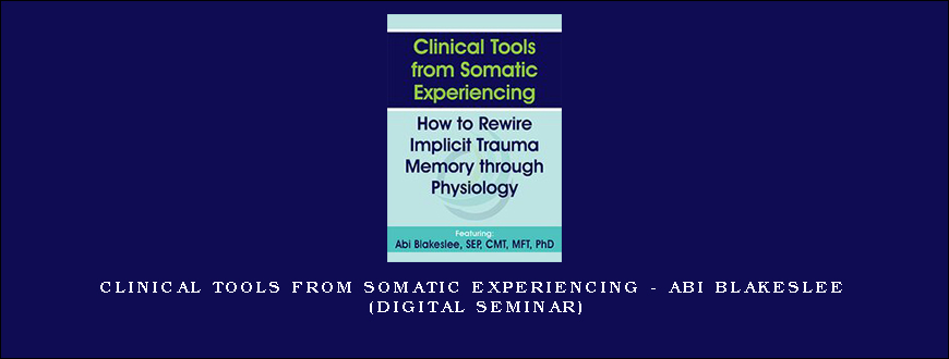 Clinical Tools from Somatic Experiencing – ABI BLAKESLEE (Digital Seminar)