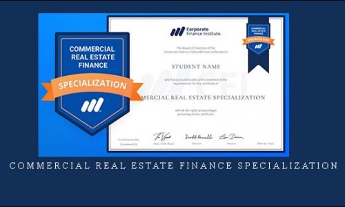 Commercial Real Estate Finance Specialization [in stock]