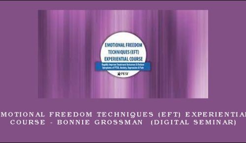 Emotional Freedom Techniques (EFT) Experiential Course – BONNIE GROSSMAN (Digital Seminar) [in stock]