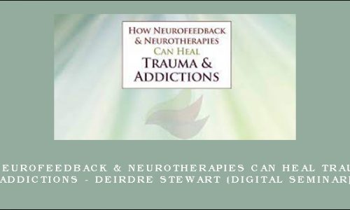 How Neurofeedback & Neurotherapies Can Heal Trauma & Addictions – DEIRDRE STEWART (Digital Seminar) [in stock]