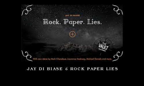 Jay Di Biase – Rock Paper Lies [in stock]