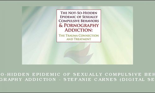 The Not-So-Hidden Epidemic of Sexually Compulsive Behaviors & Pornography Addiction – STEFANIE CARNES (Digital Seminar) [in stock]