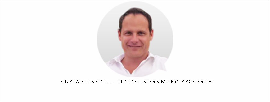Adriaan Brits – Digital Marketing Research