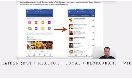 Facebook Raider (Bot + Realtor + Local + Restaurant + Video) + OTOs |
