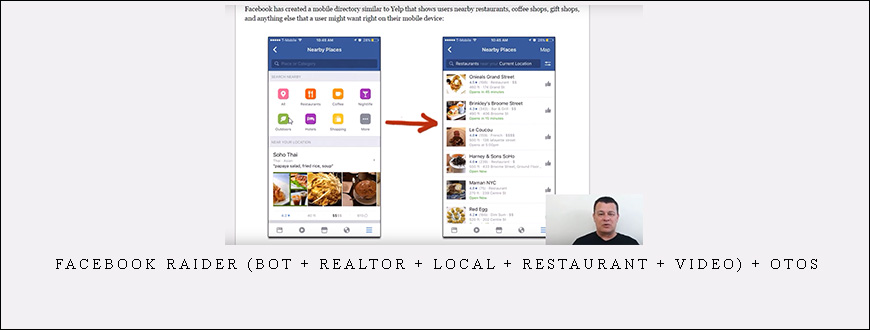 Facebook Raider (Bot + Realtor + Local + Restaurant + Video) + OTOs