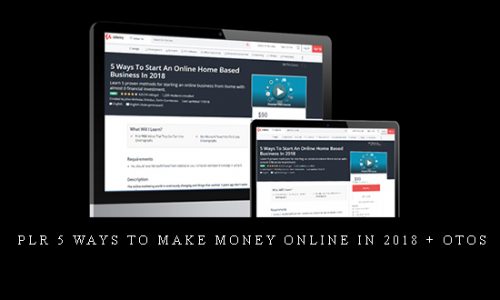 PLR 5 Ways To Make Money Online in 2018 + OTOs |
