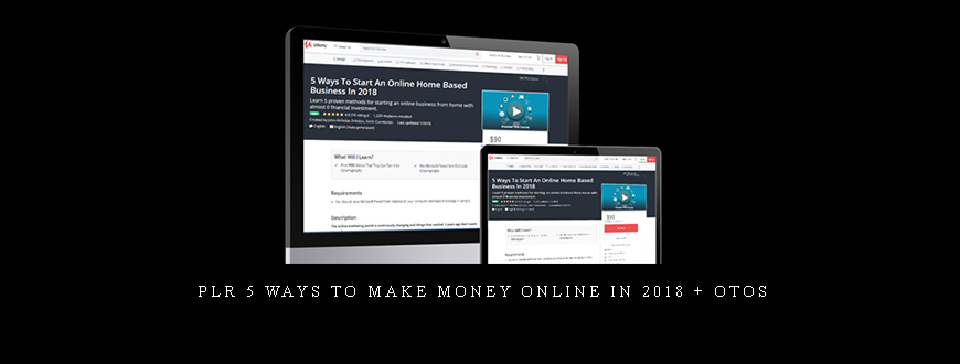 PLR 5 Ways To Make Money Online in 2018 + OTOs