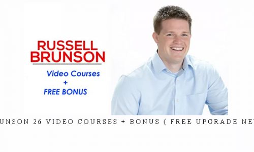Russell Brunson 26 Video Courses + Bonus ( Free Upgrade New Courses) |