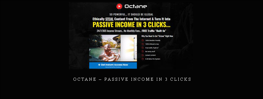 Octane – PASSIVE INCOME in 3 Clicks