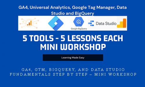 GA4, GTM, BigQuery, and Data Studio Fundamentals Step by Step – Mini Workshop |