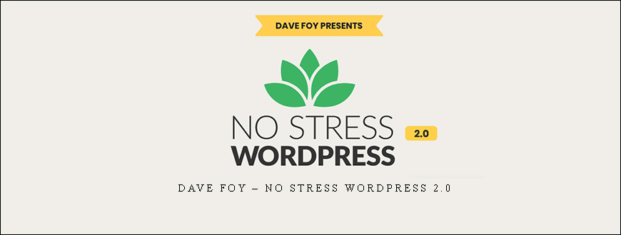 Dave Foy – No Stress WordPress 2.0